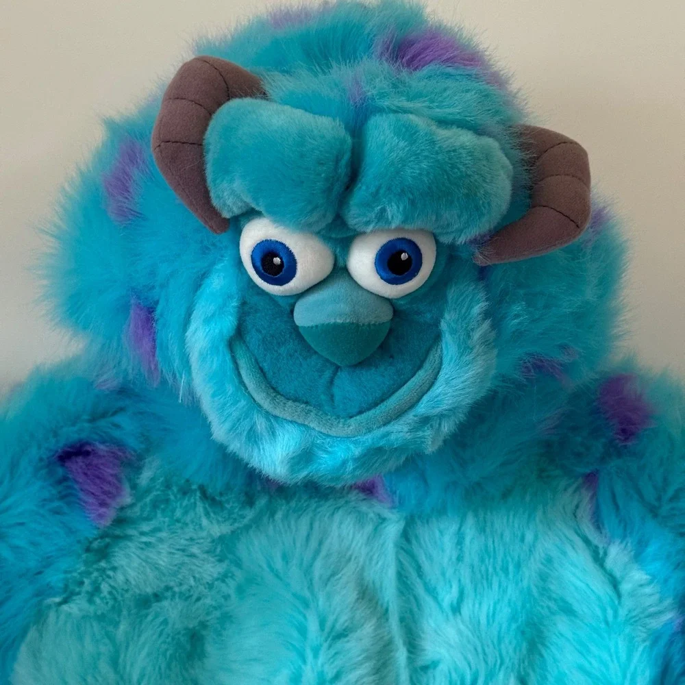 Disney Store Monsters Inc Sulley Plush Faux Fur Costume Kids Size 6-8 - Picture 2 of 9